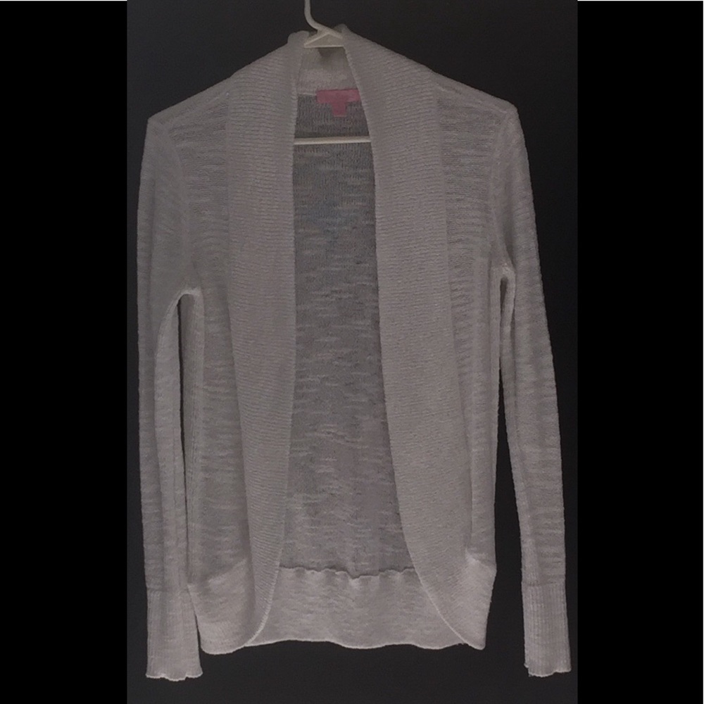 White Lilly Pulitzer Cardigan in size S